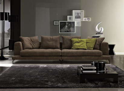 Sofa 4 Sitz Sofas Luxus Polster Ledersofa Luxus Couch Leder Viersitzer